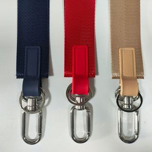 OEM ODM Custom Jacquard Nylon Keychain with Zinc Alloy Clasp Durable for Souvenir Use - Product Image 3