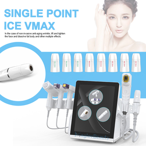 Macchina Professionale per Trattamenti Viso e Corpo, Lifting Facciale HIFU RF, Microneedling Gold <span class=keywords><strong>Vmax</strong></span> Crystallite con Martello Freddo - Product Image 4