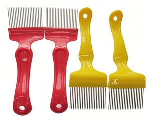 100 pz. Forchette per miele rosse o gialle, strumento per disopercolare, attrezzatura per apicoltura, paletta per miele - Product Image 2