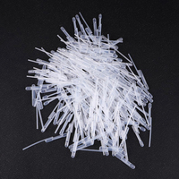 Pipettes de transfert à double volume en plastique, pipettes Pasteur à bulbe pour le transfert d'échantillons