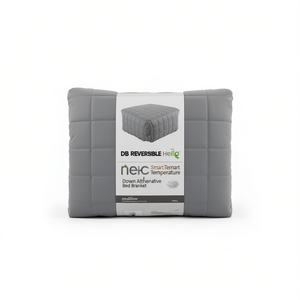 ผ้าห่มนวมเนค ดีบี รีเวอร์ซิเบิล ไฮคิว สมาร์ทเทมเปอร์เจอร์ ดาวน์ อัลเทอร์เนทีฟ สำหรับทุกฤดู ให้ความสบาย รูปทรงสี่เหลี่ยมผืนผ้า แบบเรียบง่าย สีพื้น - Product Image 1