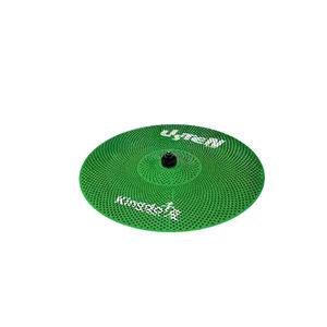 ชุดฉาบ Kingdo Low Volume ปี 2025 ขนาด 14 นิ้วไฮแฮท/16 นิ้วคราช/20 นิ้วรাইด สีเขียว แบบเงียบ สำหรับฝึกซ้อมกลองชุด - Product Image 3