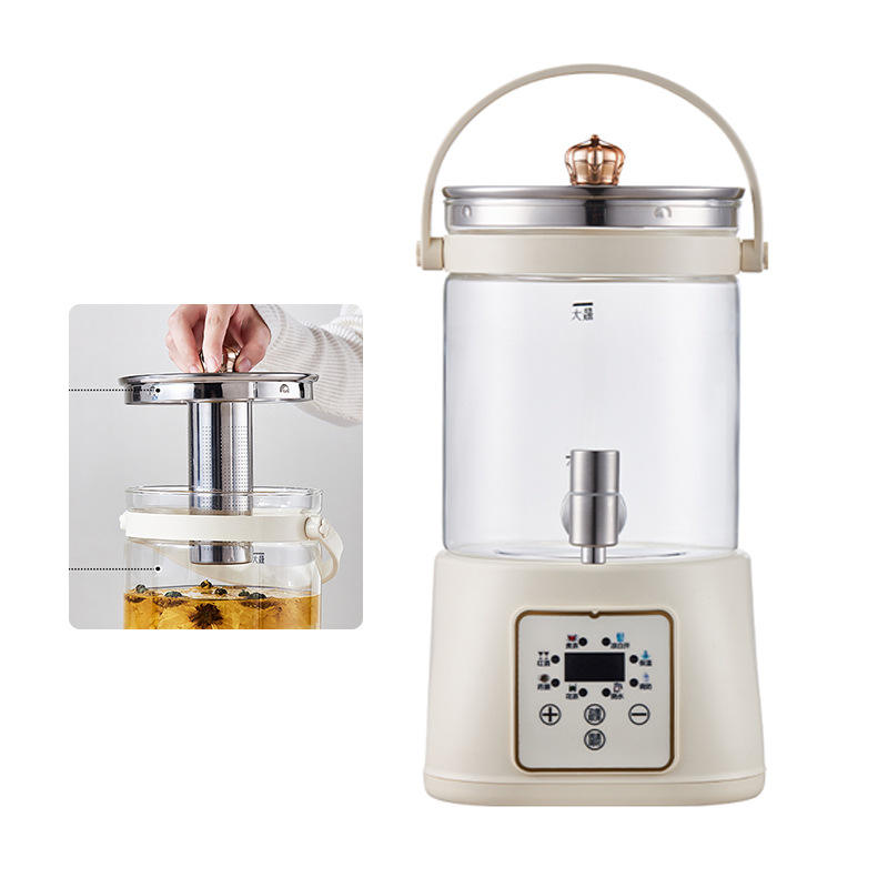 สีขาวนวล [พร้อมที่กรองชาสแตนเลส]