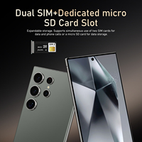 Teléfono inteligente S25 Ultra 5G 48 + 108MP Dual SIM 16GB + 1TB Deca Core CPU Pantalla HD Teléfono móvil inteligente para juegos Teléfonos móviles Dual Sim