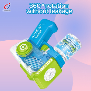 Pistolet à bulles électrique portable Chengji à 6 trous avec lumières, idéal pour les mariages, la vente en gros, les enfants et les jeux d'été en extérieur - Product Image 3