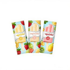 Wholesale Custom Printed Biodegradable Plastic Ice Cream Package Popsicle Packaging <b>Bags</b> - Product Image 1