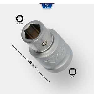 เครื่องมือที่ยอดเยี่ยม-BT021903อะแดปเตอร์บิต3/8ไปยัง5/16 '' - EAN อุปกรณ์เสริมประแจซ็อกเก็ต4042146775790 3/8" - Product Image 2