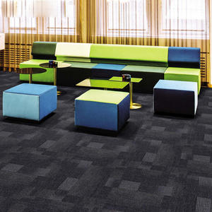 Dalles de moquette PVC rectangulaires à rayures, résistantes à l'eau, pour salon, chambre, cuisine, escalier, couloir, usage domestique - Product Image 4