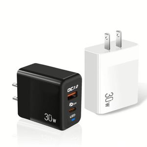 อะแดปเตอร์ชาร์จโทรศัพท์ 30W ชาร์จเร็ว Type C หัวชาร์จแบบเสียบผนัง US/EU/UK สำหรับโทรศัพท์มือถือ - Product Image 6