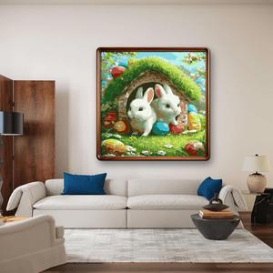 Kit de Peinture par Numéros HJ Painting : Tableaux Lapin DIY à Haute Couverture, Sans Cadre, sur <span class=keywords><strong>Toile</strong></span>, pour Peinture Acrylique – Vente en Gros - Product Image 3