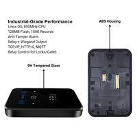 PORTEVIX TCP/IP Ethernet Imperméable Lecteur de Code QR Accès Cloud Tout-en-un Machine de Contrôle d'Accès NFC Lecteur de Carte IC Wi-Fi Intégré Bureau Intelligent