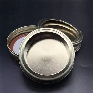 70mmステンレス鋼メイソンジャー蓋広口キャニングクラウンキャップこぼれないボトルシール耐錆性スクリューリング - Product Image 5