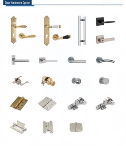 Custom Modern Solid Wood Swing Style Interior <strong>Door</strong> for Apartments Hotels Villas-Finished Surface for Exterior Bedroom - Product Image 4