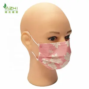 Masque 3 plis boucles auriculaires de protection rose imprimé fleurs masques pour le visage et le corps avec valve jetable dr who