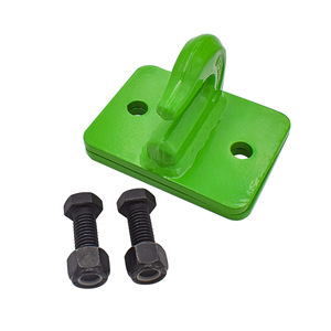 Welded Hook Plate With Bolts Forged Loader Tractor Hook Powder Coated Agricultural Machinery Parts 6 In Chain Size - Product Image 1