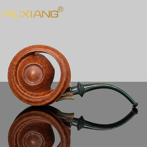 MUXIANG nuevo diseño de <span class=keywords><strong>Pipa</strong></span> de tabaco de <span class=keywords><strong>ojo</strong></span> del diablo boquilla de Cumberland <span class=keywords><strong>pipa</strong></span> de fumar hecha a mano - Product Image 2