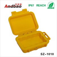 Boîte à outils portable étanche IP67 de fabrication chinoise SZ-1010, disponible en transparent ou en couleur unie
