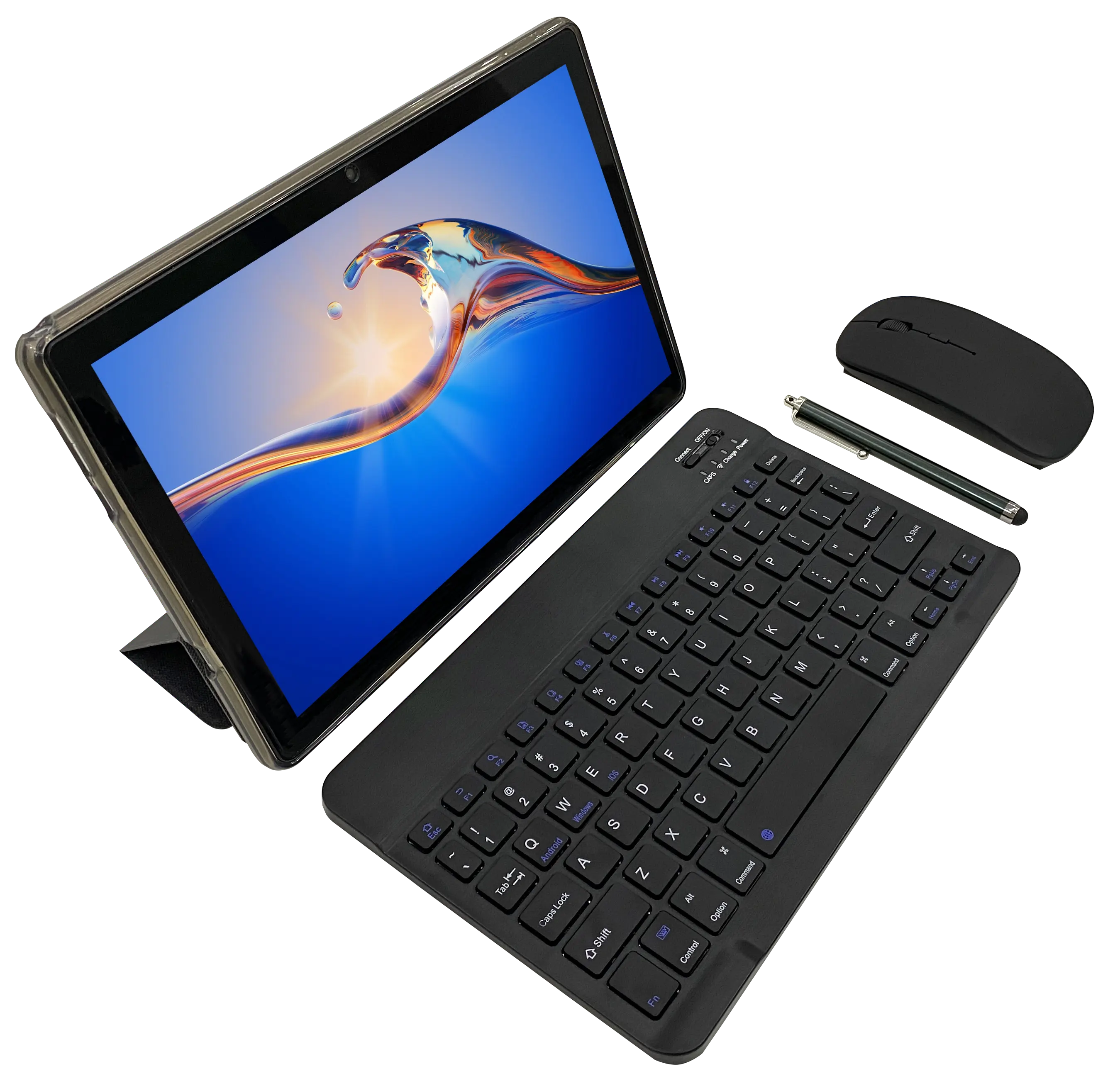 Bulk Wholesale 10.1 inch 1.8Ghz Processor 4GB RAM 64GB ROM 6000mAh Android 11.0 tablets keyboard tablet pc