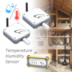Livestock Farm TH Monitor Sensor, <b>Wireless</b> Temp Humidity Detector with Remote Data Access - Product Image 1