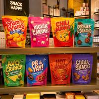 Levendige digitale print snackstand-up pouch ziplock zak voedselveilige aluminiumfolie op maat gemaakte verpakking