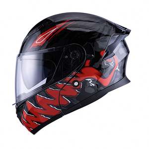 <span class=keywords><strong>Casque</strong></span> de <span class=keywords><strong>moto</strong></span> rétro classique à visage ouvert pour femmes <span class=keywords><strong>casque</strong></span> Spider Man <span class=keywords><strong>noir</strong></span> complet pour la <span class=keywords><strong>moto</strong></span> - Product Image 3