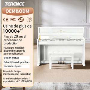 Piano numérique droit Terence S75 88 touches, mode silencieux, kit d'entraînement pour enfants et adultes inclus - Product Image 1