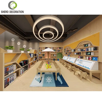 Étagère moderne Étagères de magasin de papeterie Conception de magasin de papeterie Meubles de librairie Étagères de présentation de papeterie