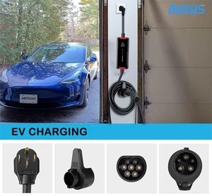 Estación de carga rápida portátil para coche, 7kw ev de cargador inteligente, 110-240v, CA, tipo 1 - Product Image 3