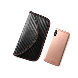 Étui de blocage de Signal de clé de voiture <span class=keywords><strong>Faraday</strong></span> Bag pochette de blocage de Signal de porte-clés de voiture sac de blocage RFID sans clé - Product Image 2