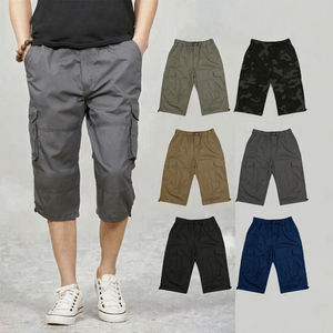<span class=keywords><strong>กางเกง</strong></span><span class=keywords><strong>ผู้</strong></span><span class=keywords><strong>ชาย</strong></span>ผ้าฝ้าย100% ฤดูร้อนกางเกงลำลองหลวมหลายกระเป๋ากางเกงขาสั้นเอวกลางสำหรับ<span class=keywords><strong>ผู้</strong></span><span class=keywords><strong>สูงอายุ</strong></span>วัยกลางคน - Product Image 3