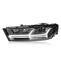 Ensemble de phares LED F164 Premium 50W H11 avec feux de jour et clignotants, lentille 12V Audi Q7 2016-2019 6000K 6000 Lumens