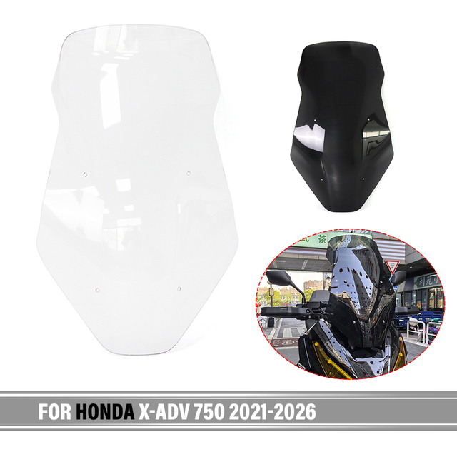 Motorcycle Adjustable Front Windscreen Windshield Wind Deflectors for HONDA X-ADV 750 2021-2026 Protection Shield Accessories