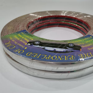 شريط زخرفي كروم ذاتي اللصق للسيارات بعرض 15 مم - Product Image 1