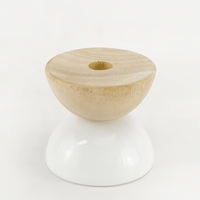 Modèle Unique Diffuseur d'Huiles Essentielles Aromathérapie Bouteille Vide Verre Roseau Diffuseur de Parfum Bouteille en Verre Bouchon en Bois Montage