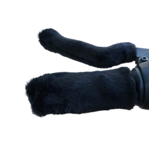 Couvre-guidon de vélo électrique en fausse fourrure, cylindrique, non imperméable, antidérapant, pour la chaleur hivernale, usage adulte - Product Image 3