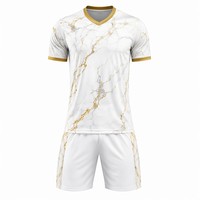 Ensemble de maillots de football personnalisés en gros, uniforme de football imprimé par sublimation complète, nom et numéro personnalisés, tenue d'équipe