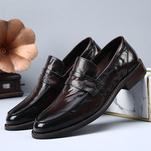 Chaussures de bureau classiques de luxe haut de gamme 2026, en cuir véritable, à lacets, légères, respirantes, antidérapantes, à bout carré - Product Image 2