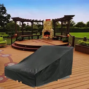 New High Grade Direct Factory Hot Sales Outdoor Furniture Cover Patio Garden Chair Cover Double Wide Chaise Lounge Cover