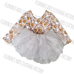 DH OEM falda <span class=keywords><strong>de</strong></span> las ninas Navidad moda Rosa tul bebé niños falda Leo niñas tutú vestidos - Product Image 2