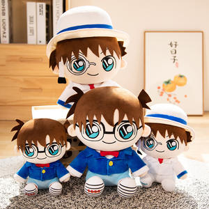 Peluche de personnage de <span class=keywords><strong>dessin</strong></span> <span class=keywords><strong>animé</strong></span> <span class=keywords><strong>japonais</strong></span> <span class=keywords><strong>Conan</strong></span> Kaitou Kiddo Rachel Moore Anime mignon oreiller en peluche doux pour enfants cadeau - Product Image 1