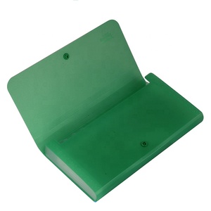 Túi Đựng Hồ Sơ Nhựa Trong Suốt Tập Tin Nhỏ Mở Rộng Có Nút Bấm - Product Image 2