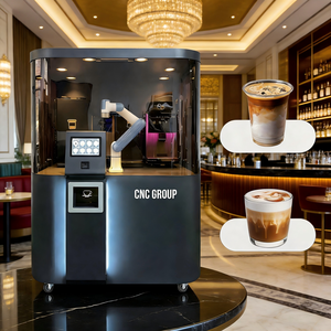 Un robot à café collaboratif à six axes, une station à café intelligente permettant de préparer des expressos, des lattes et des cappuccinos dans un restaurant. - Product Image 1