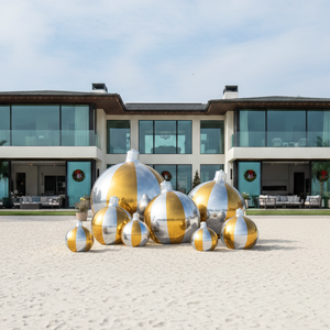 कस्टम inflatable ग्लोब मिरर बॉल चमकदार धातु गुब्बारे pvc वाटरप्रूफ मौसम प्रतिरोधी फ्लोटिंग गोले घटना पार्टी - Product Image 2