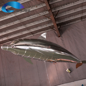 Globo de PVC con Forma de Delfín Inflable con Control Remoto, Modelo de Vuelo Metálico para Espectáculos de Vuelo Comercial - Product Image 2