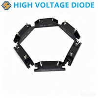 Diode redresseuse en silicium haute tension série HVP fiable pour générateur RF, unité de machine à induction, diode HV HVP-16
