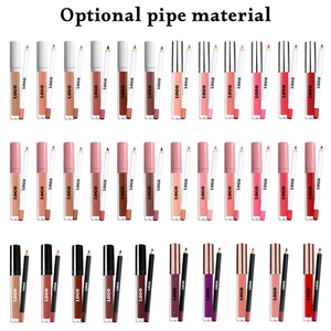 Bestverkochte lipgloss met aangepast logo, hoge pigmentatie, vegetarisch, dierproefvrij, zachte lipliner met lipgloss set - Product Image 3