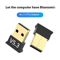 Adaptateur USB Bluetooth sans fil 5.3 Récepteur Émetteur pour Audio Voiture Haut-parleur Souris Clavier - Portée 10m Sans Pilote En Stock Marque MYS