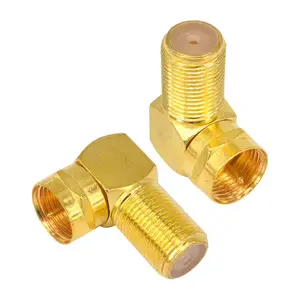 Conector macho rf F, Conector de prensado RG 6, precio de fábrica