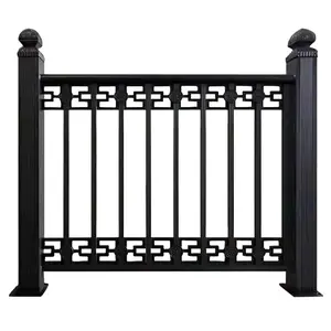 Modern Garden High Quality Designs Aluminum Picket Fence Metal Wrought Iron Fence Panels Shijiazhuang