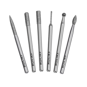 Besdia BMA-30 Kim Cương Mài Rod Set Tungsten Hợp Kim Đầu Khuôn/Đá Quý Ngọc Bích Bên Trong Khắc Công Cụ Chính Xác Micro-Đánh Bóng Kit OEM - Product Image 3